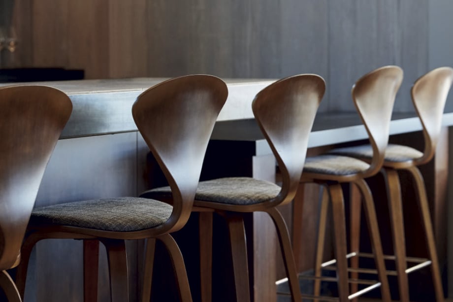 The Healey - chairs at the bar