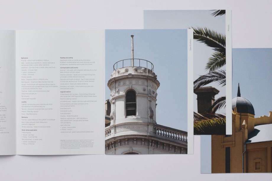 Europa on Alma - brochure inserts