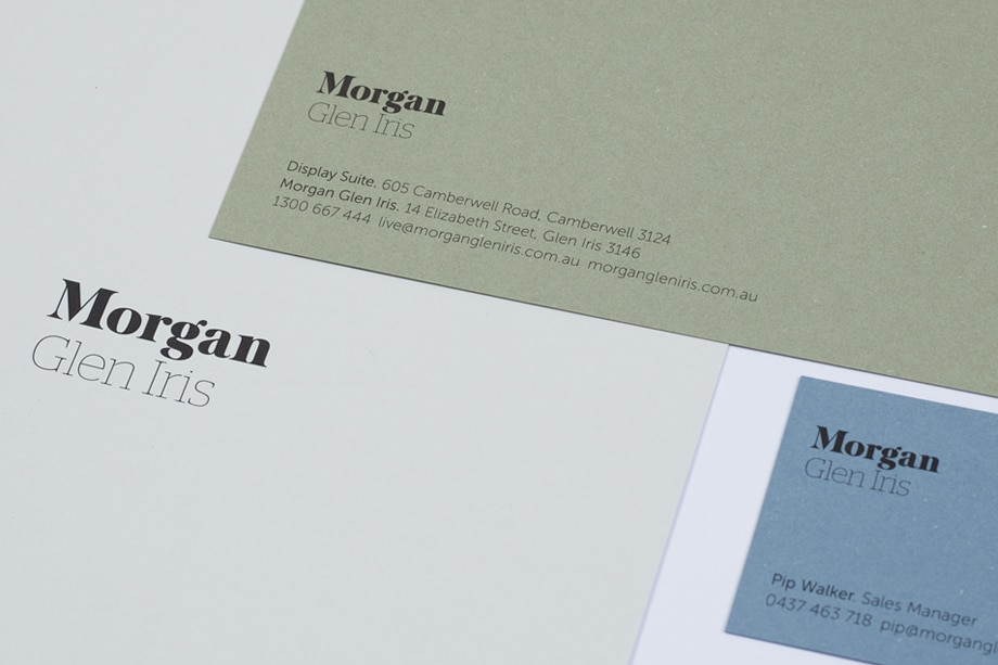 Morgan Glen Iris - stationery