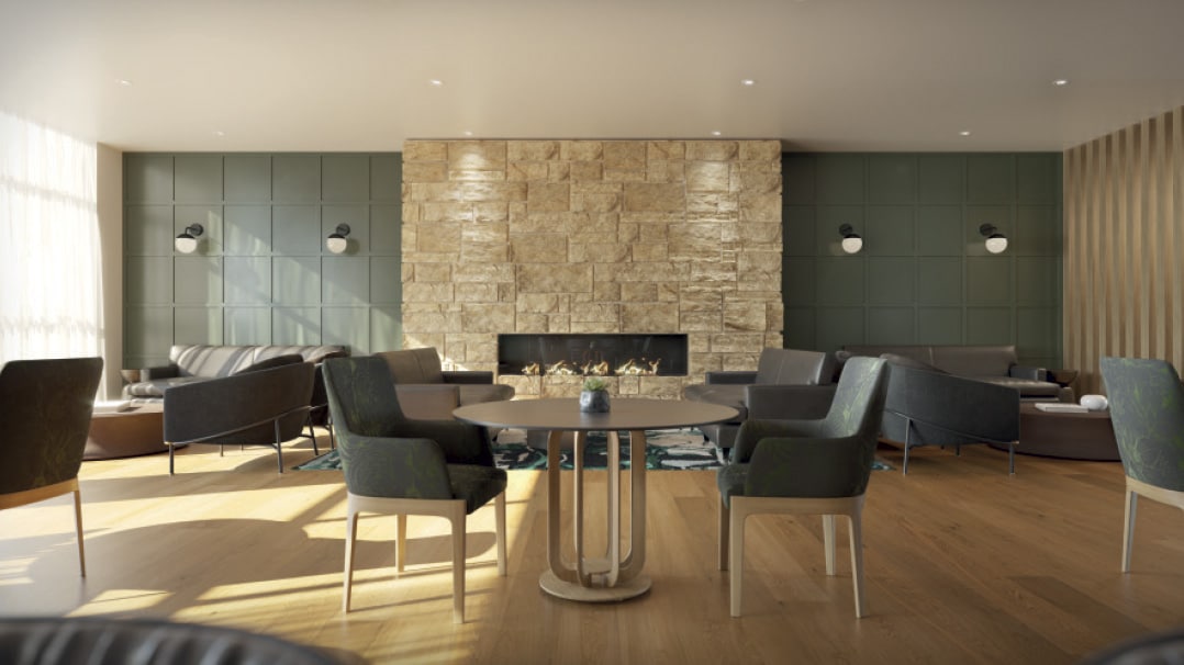 The Falls Estate - community lounge