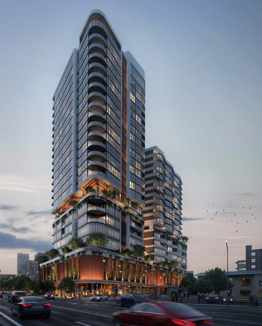 One Fell Swoop -Image of exterior of Bolton Clarke Southport apartment building