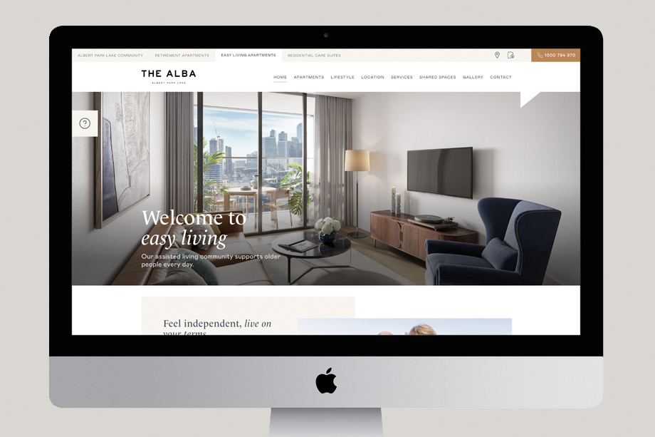 One Fell Swoop - Case Study - The Alba website