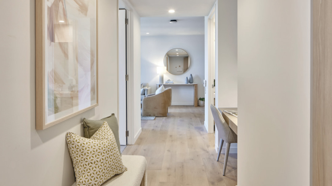 One Fell Swoop - Case Study - The Alba apartment hallway