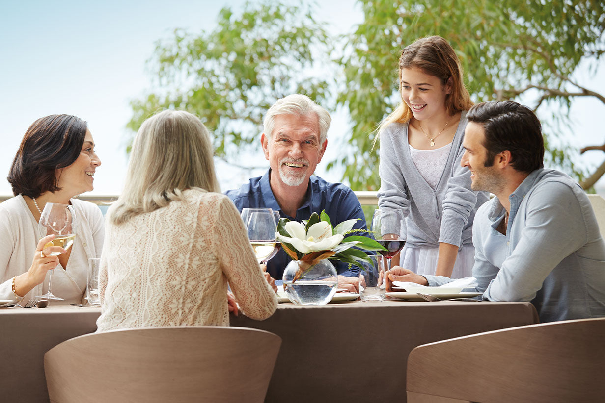 One Fell Swoop - people socialising outdoors