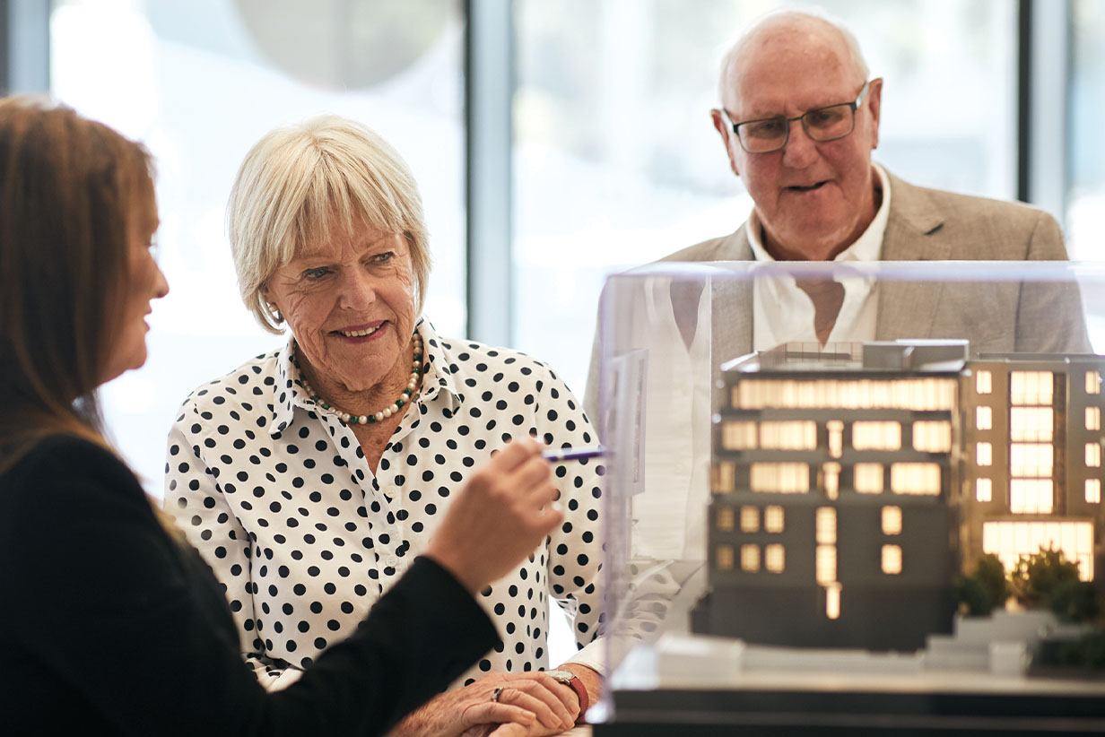 One Fell Swoop - senior couple apartment model