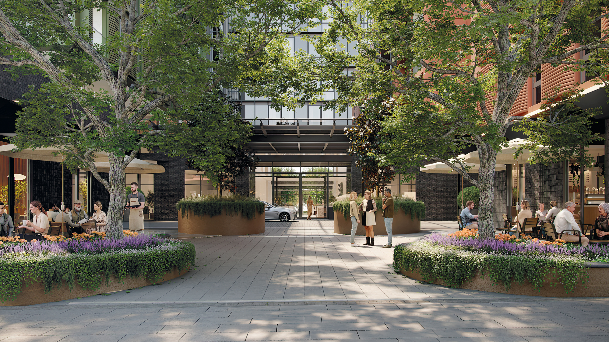 One Fell Swoop - Case Study - The Saxon plaza south