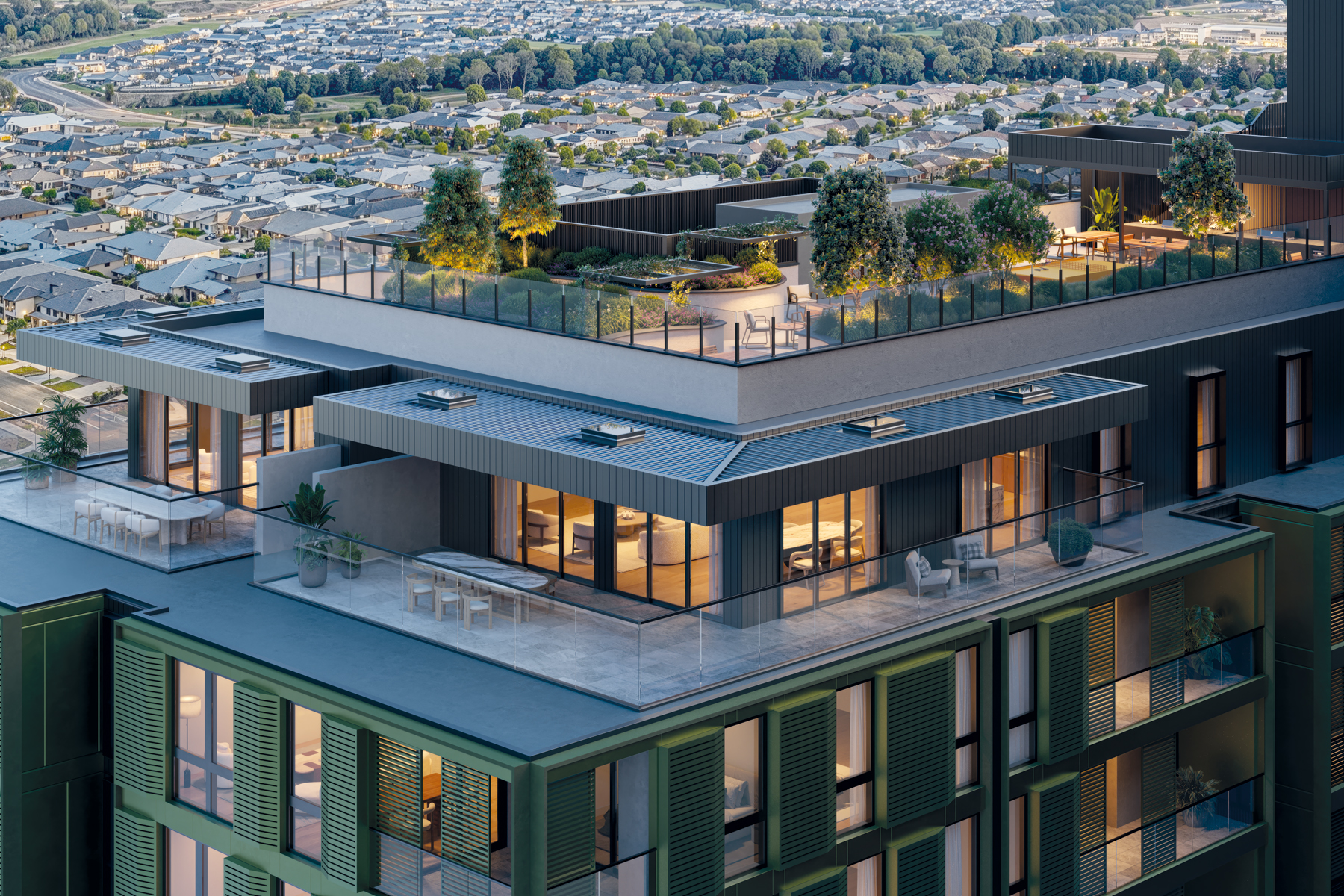One Fell Swoop - Case Study - The Saxon level eight rooftop