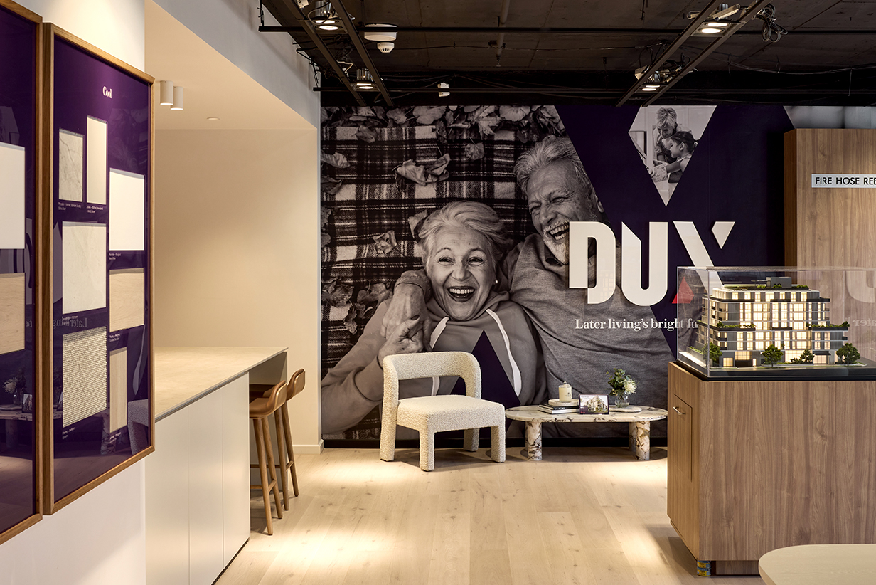 One Fell Swoop - DUX Churchill retirement community display suite