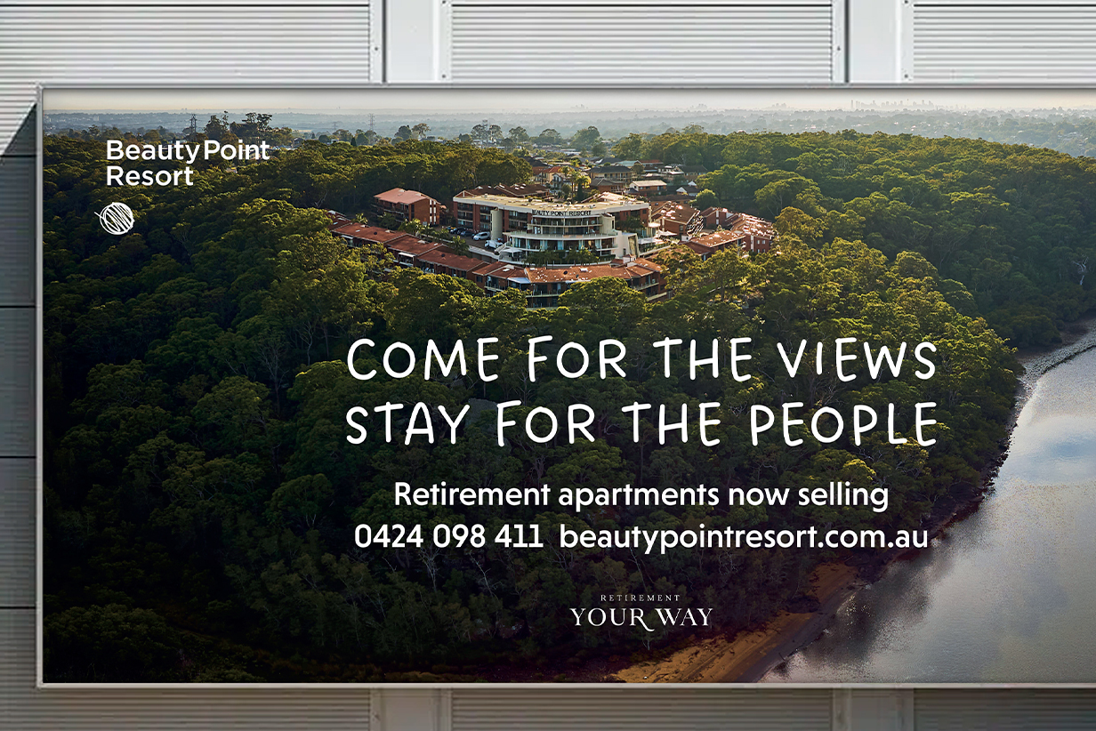 One Fell Swoop - Beauty Point Resort billboard