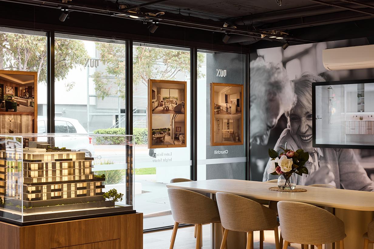 One Fell Swoop - DUX Churchill display suite