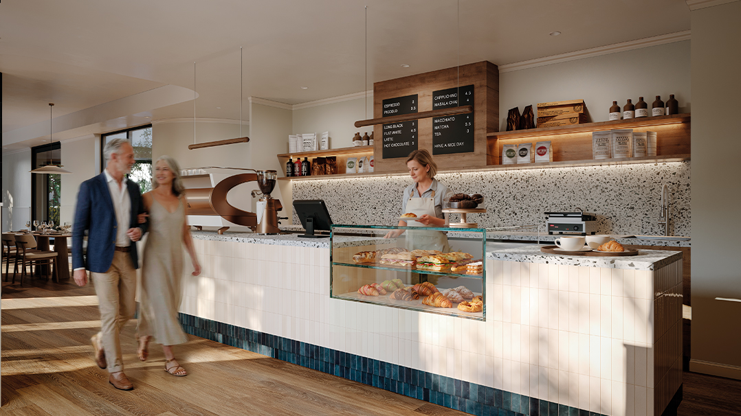 One Fell Swoop - Case Study - St. Hedwig cafe counter