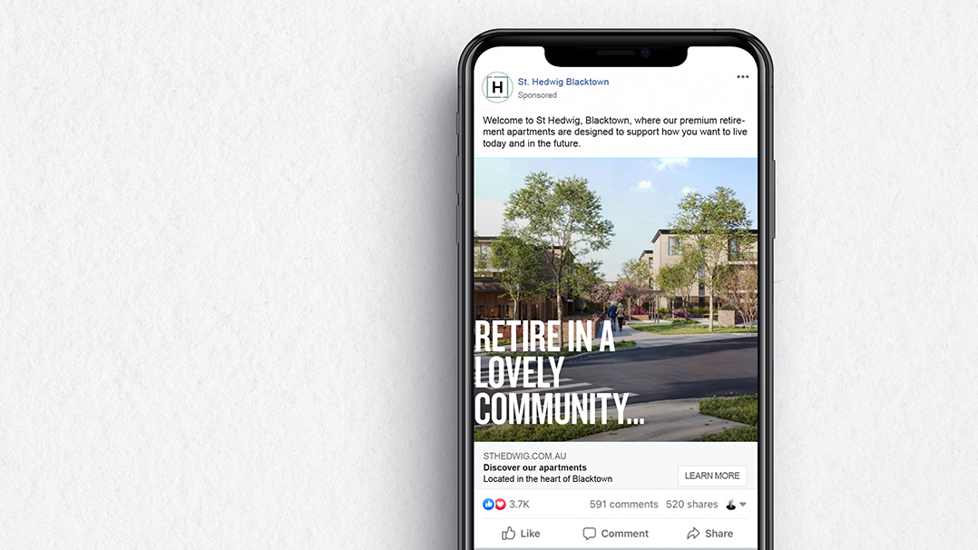 One Fell Swoop - Case Study - St. Hedwig social media marketing