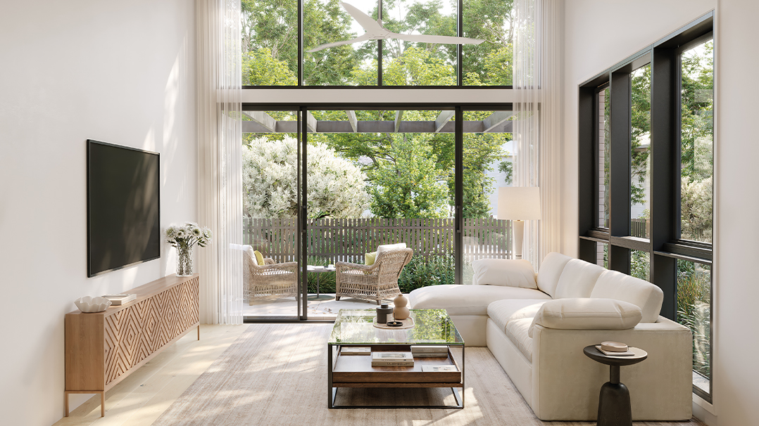 One Fell Swoop - Case Study - The Alba apartment living room