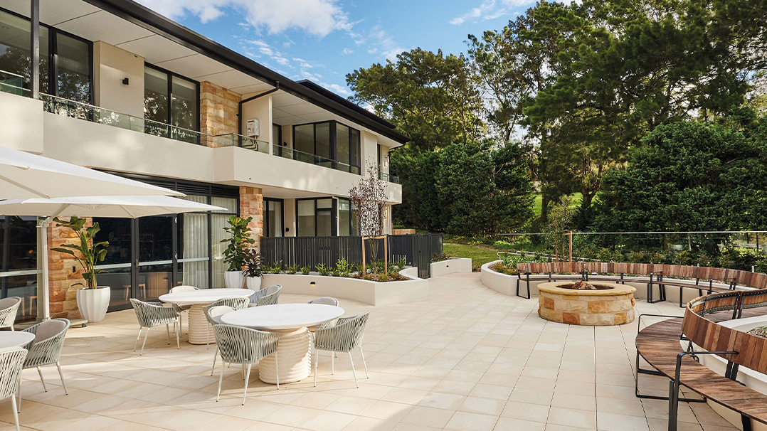 The Falls Estate - terrace daytime