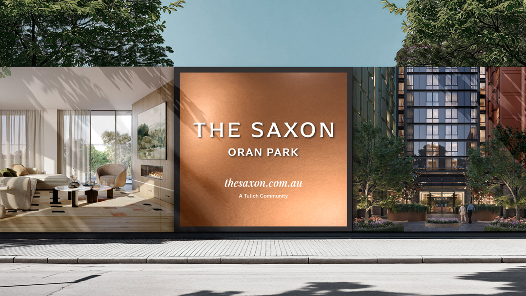 One Fell Swoop - Case Study - The Saxon external hoarding