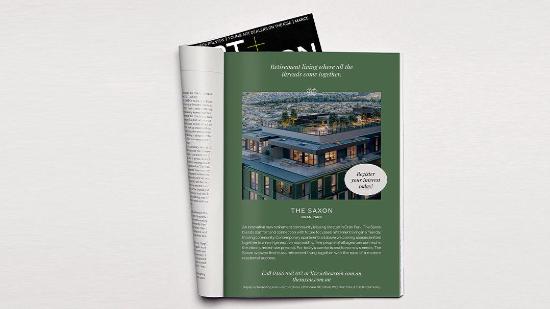 One Fell Swoop - Case Study - The Saxon magazine advertisement
