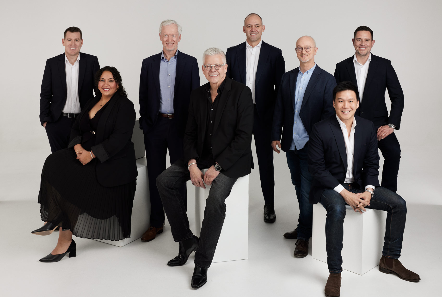 One Fell Swoop - posed studio shot of the OFS Senior Management Team
